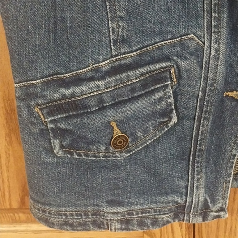 Relativity Women's Denim Vest Size Small Medium Blue Wash Y2K Western Indie 90's - Picture 5 of 12